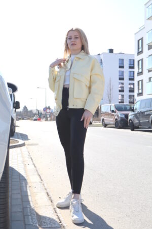 Kurtka SOFTY PARIS ŻÓŁTA